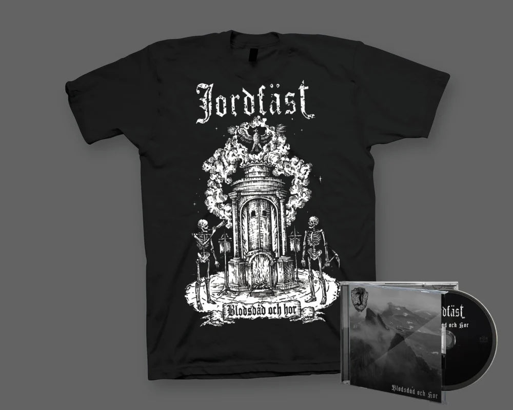 Jordfäst - Blodsdåd Och Hor T-shirt CD Bundle