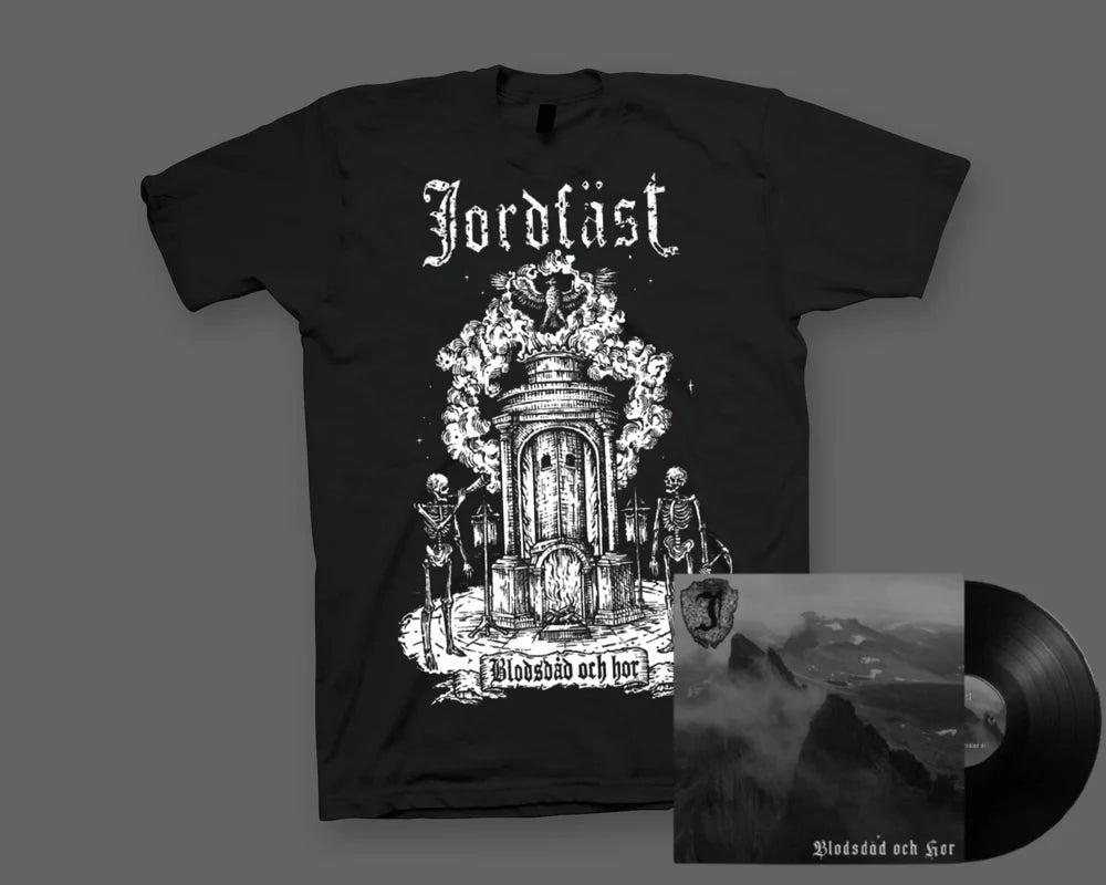 Jordfäst - Blodsdåd Och Hor T-shirt LP Bundle